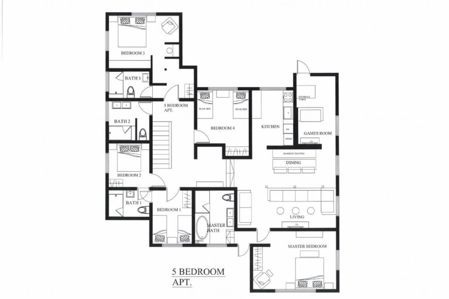 Hakuba Mountain Apartments - 5&4 Bedroom Apartments image 1