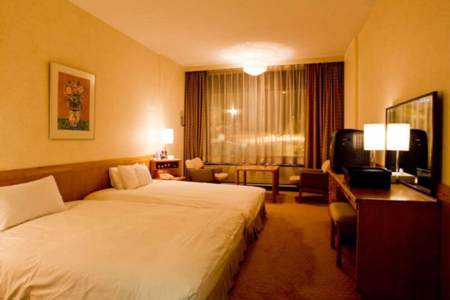 Shiga Prince Hotel East Wing Twin Room SamuraiSnow