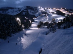 Niseko Japan Night Skiing