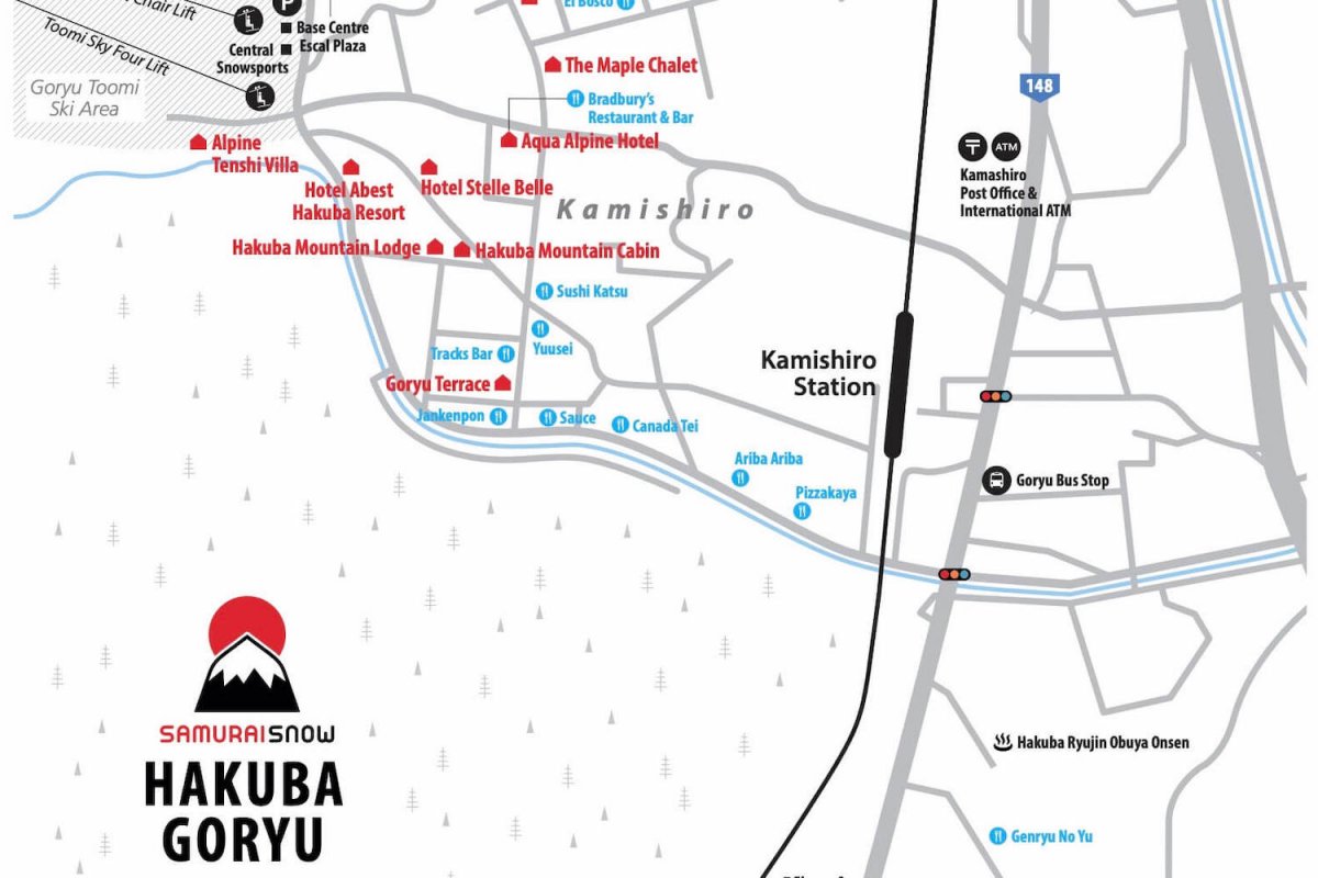 Hakuba Goryu Village Map