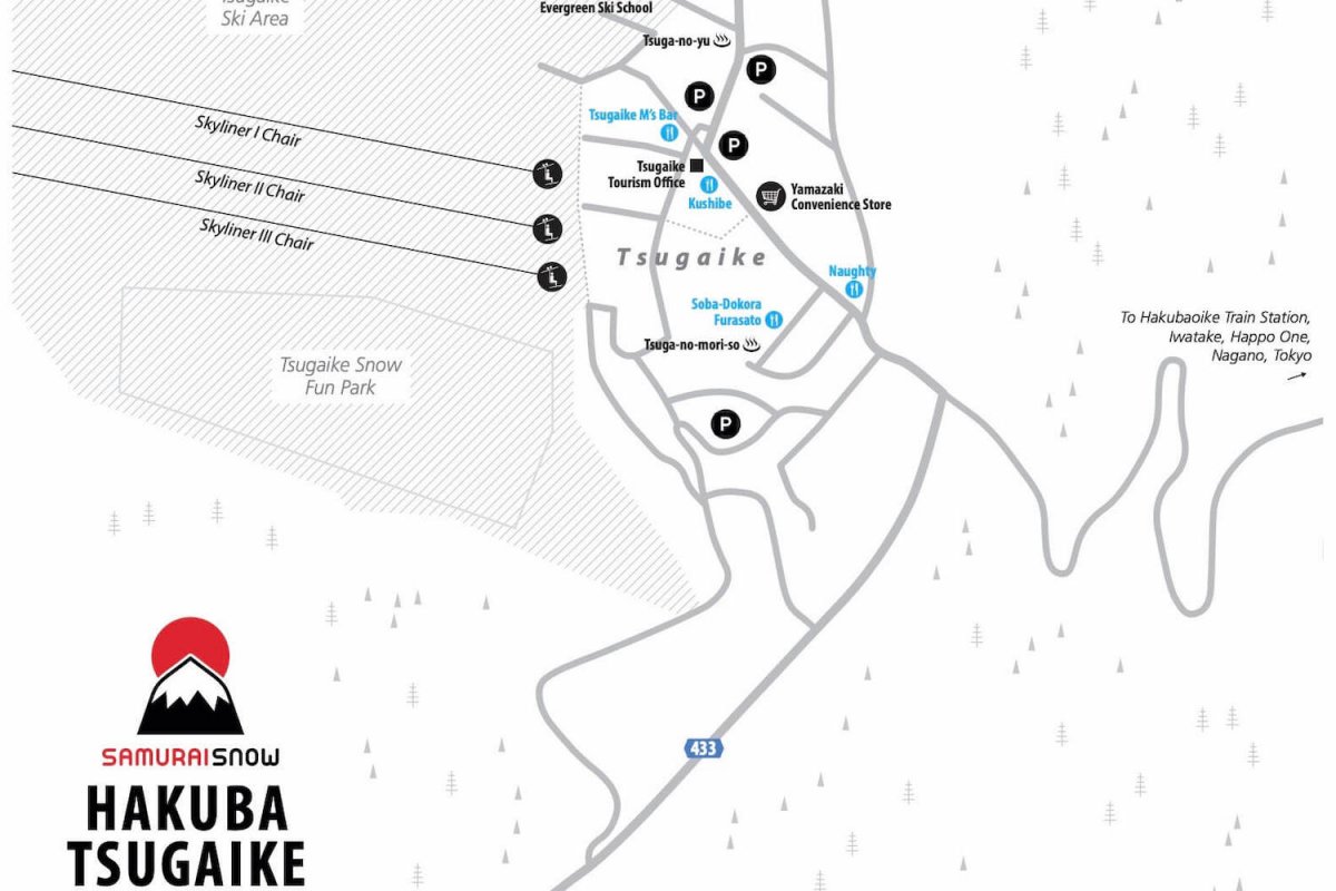 Hakuba Tsugaike Village Map