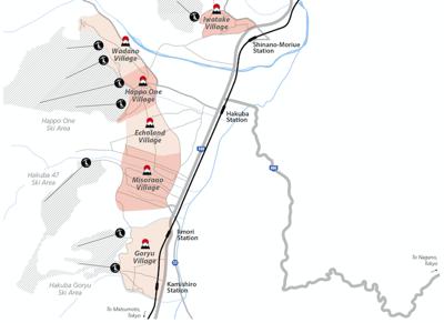 Hakuba Valley Map