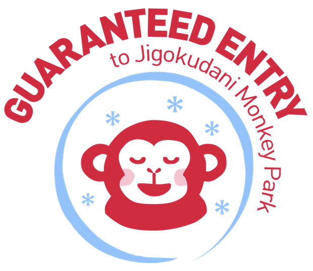 A badge confirming that entrance to the Jigokudani Monkey Park is guaranteed