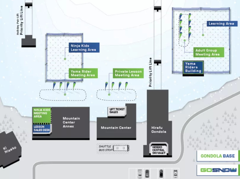 GoSnow Gondola Base Location