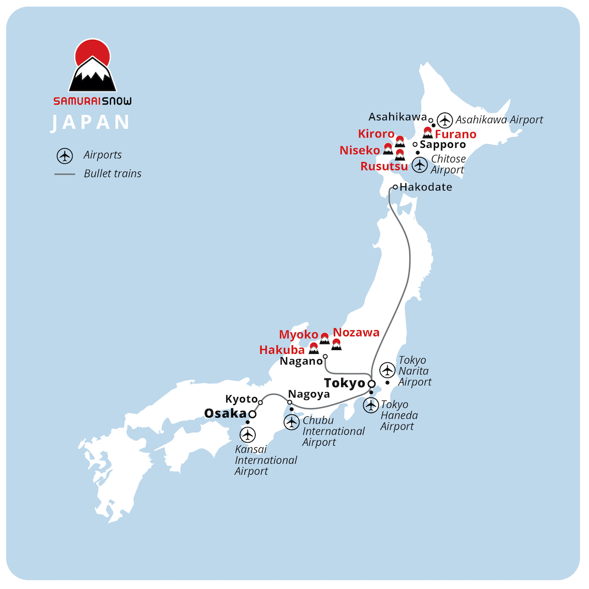Niseko Japan Map