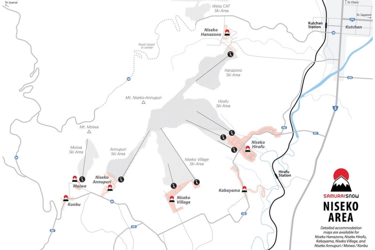 Niseko Area Map