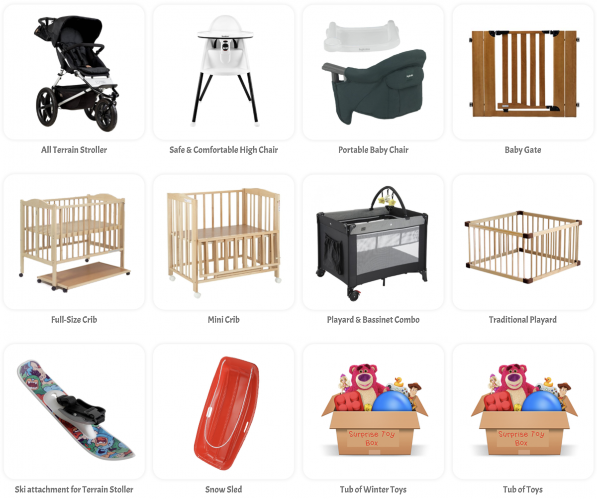 Niseko Kids Club Baby Equipment Rentals