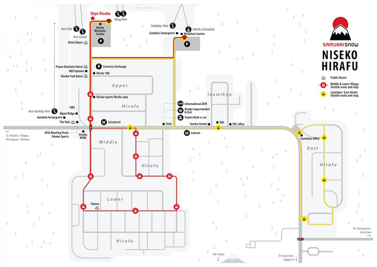 Skye Niseko Map