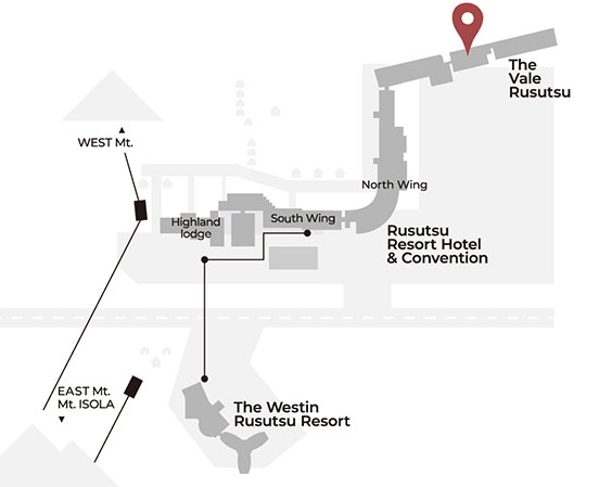Rusutsu Resort North Wing map