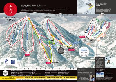 Rusutsu Trail Map