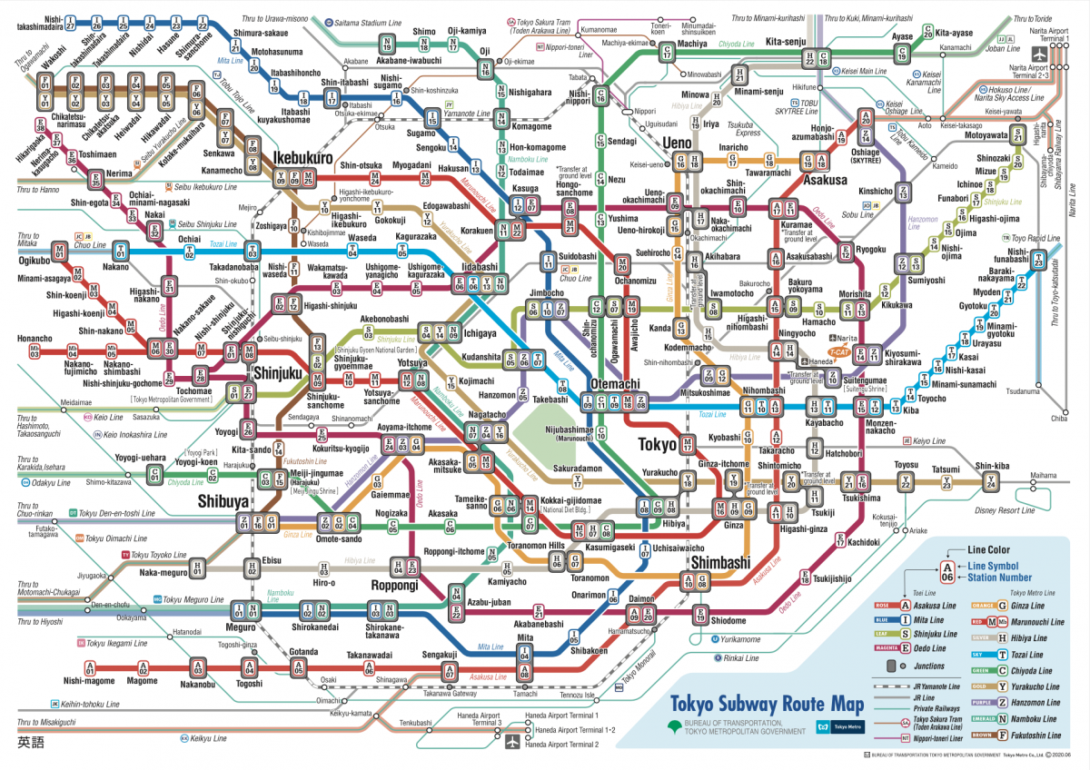 Tokyo Metro Map