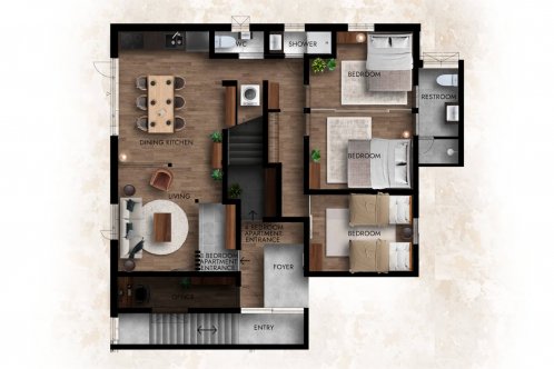 Maru Terra - 3 Bedroom Apartment