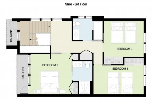 Shiki #1 - 3 Bedroom Townhouse image 3