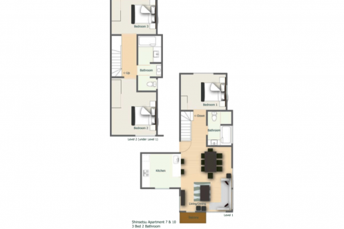 Shinsetsu #2 - 3 Bedroom Apartment