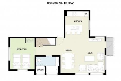Shinsetsu #10 - 3 Bedroom Apartment image 2