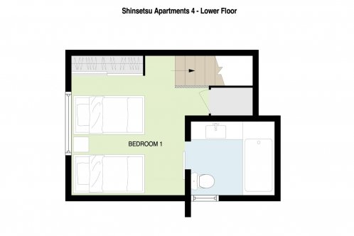 Shinsetsu #4 - 2 Bedroom / 2 Bathroom Apartment image 1