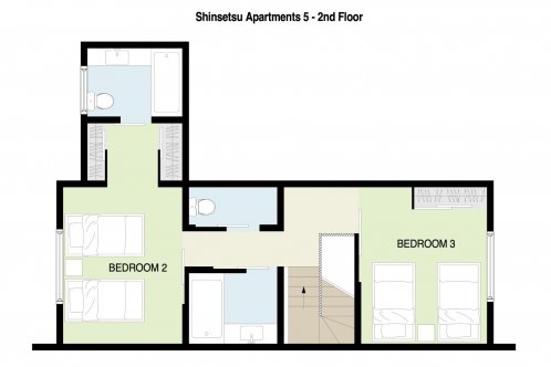 Shinsetsu #5 - 3 Bedroom Apartment image 2