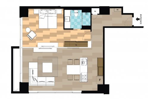 Chatrium Niseko - 1 Bedroom Apartment - Mt Annupuri View