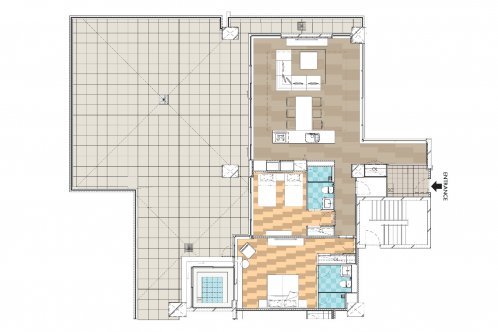 Chatrium Niseko - 2 Bedroom Penthouse - Ski Hill Views
