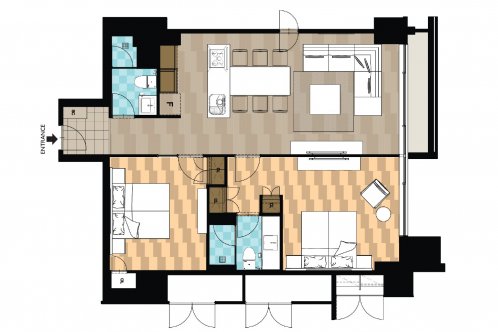 Chatrium Niseko - 2 Bedroom Apartment - Village View