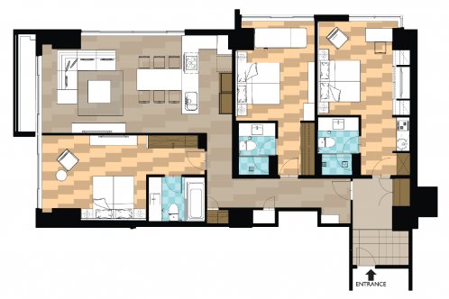 Chatrium Niseko - 3 Bedroom Apartment - Mt Yohtei Views