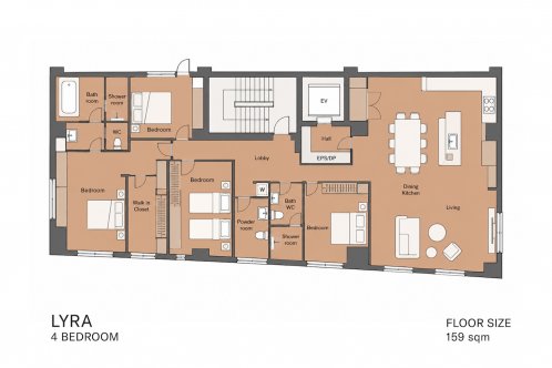 Lyra Furano - 4 Bedroom Apartment