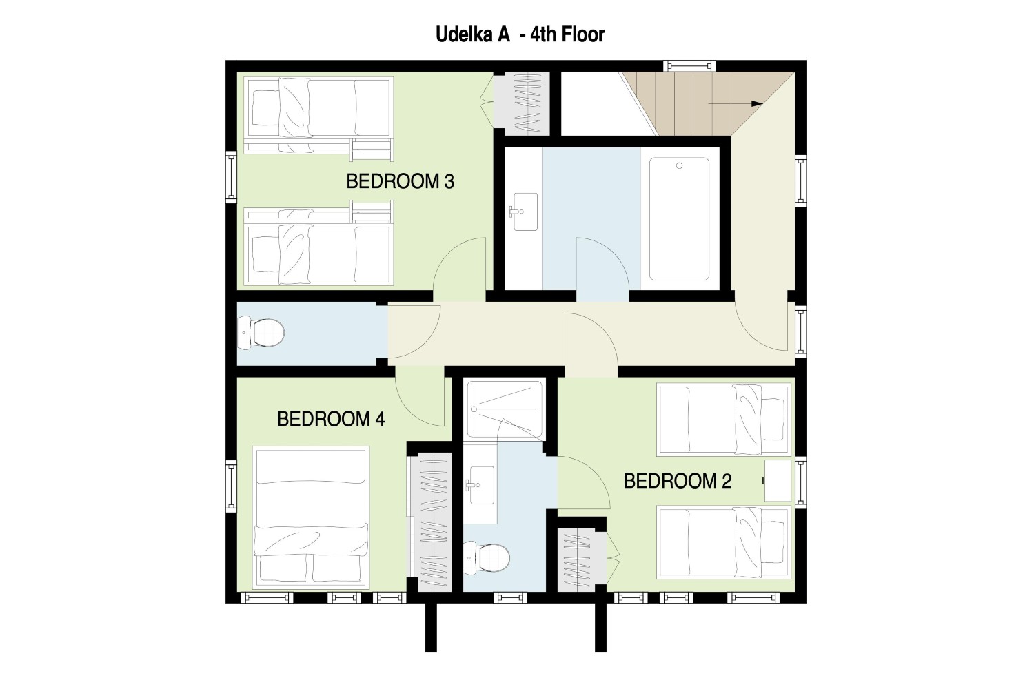 Udelka A - 4 Bedroom Apartment image 3